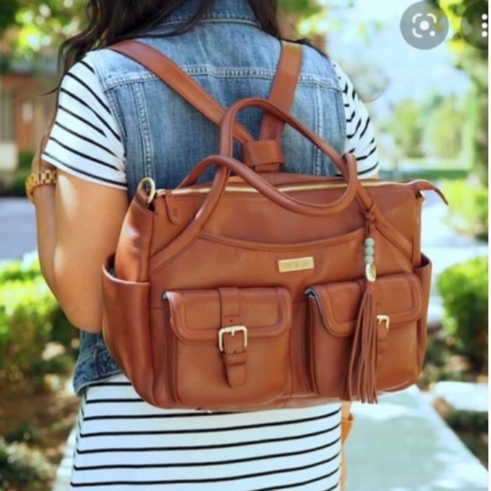 Lux de Ville Brown Baby Bag